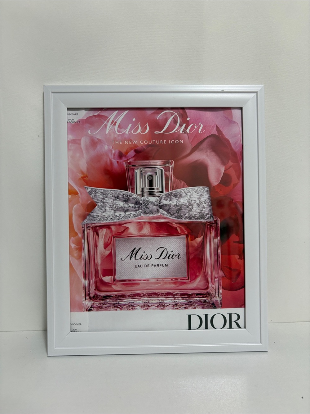 Miss Dior poster Framed
